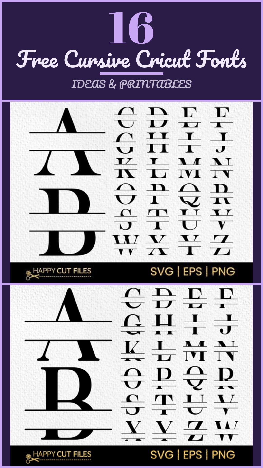 16 Free Cursive Cricut Fonts